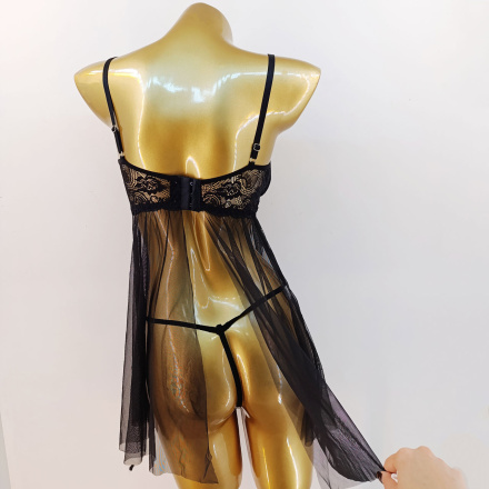 لباس خواب پشت باز رونیا مدل 1104