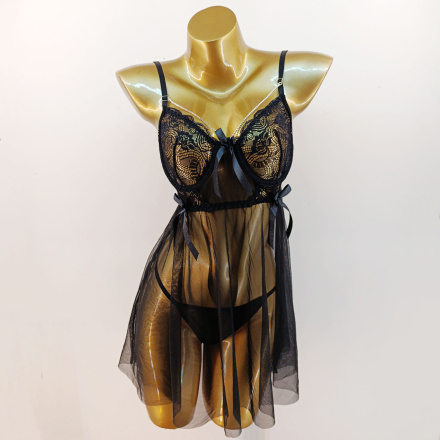 لباس خواب پشت باز رونیا مدل 1104