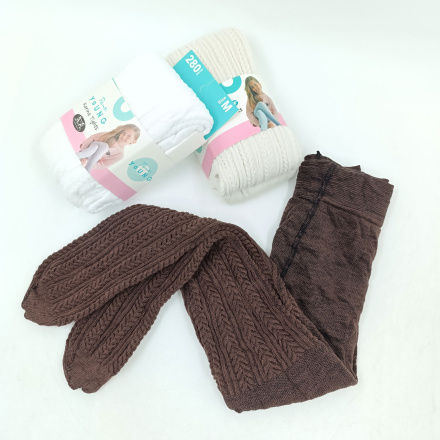 جوراب شلواری بچگانه گندمی مدل F 8541