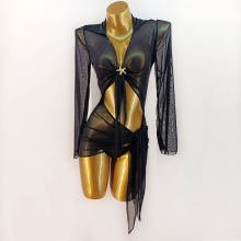 لباس خواب فانتزی جلو گره ای لاوین مدل 4224