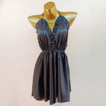 لباس خواب ساتن سایز بزرگ لورنزا مدل 26943