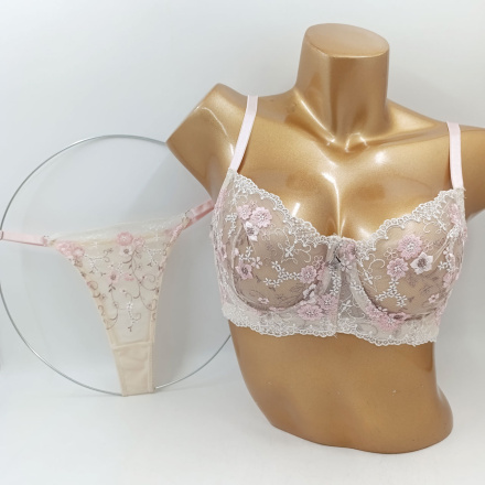 ست سوتین و شورت توری لمون مدل 1620