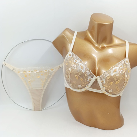 ست سوتین و شورت توری هانیس مدل A0123