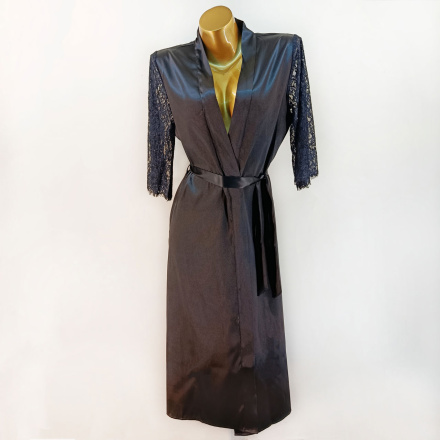 روبدوشامبر ساتن آستین گیپور اما مدل 4005