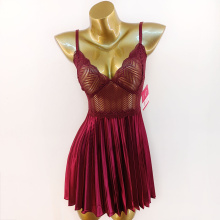 لباس خواب دامن پلیسه ای اما مدل 3545 